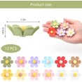 thumbnail image 2 of DAWRIS 12 Pcs Cute Flower Fridge Magnets, 3D Colorful Daisy Refrigerator Magnet Floral Magnetic Decorative Funny Magnets for Whiteboard Locker Car Kitchen Office Decorations, 2 of 7