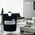 thumbnail image 5 of Caroeas Super Large 150L Laundry Basket Pro, Waterproof Laundry Hamper, Collapsible Laundry Basket Easy Storage, Clothes Hamper Stands Up Well, Laundry Bag with Padded Handles (Black), 5 of 7