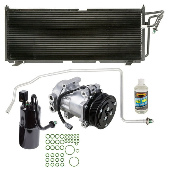 A/C Kit w/ AC Compressor Condenser & Drier For 2000 Jeep Cherokee XJ 4.0L - BuyAutoParts