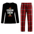 thumbnail image 4 of KHONTS Christmas Family Pajamas Xmas Matching Family Pajama Holiday Pjs Xmas Jammies Sleepwear Set 2-Black Women, 4 of 4