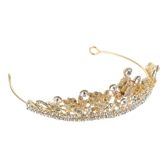 unbranded Tiara Con Rhinestone Para Vestido De Y Cómodo Para Uso Prolongado