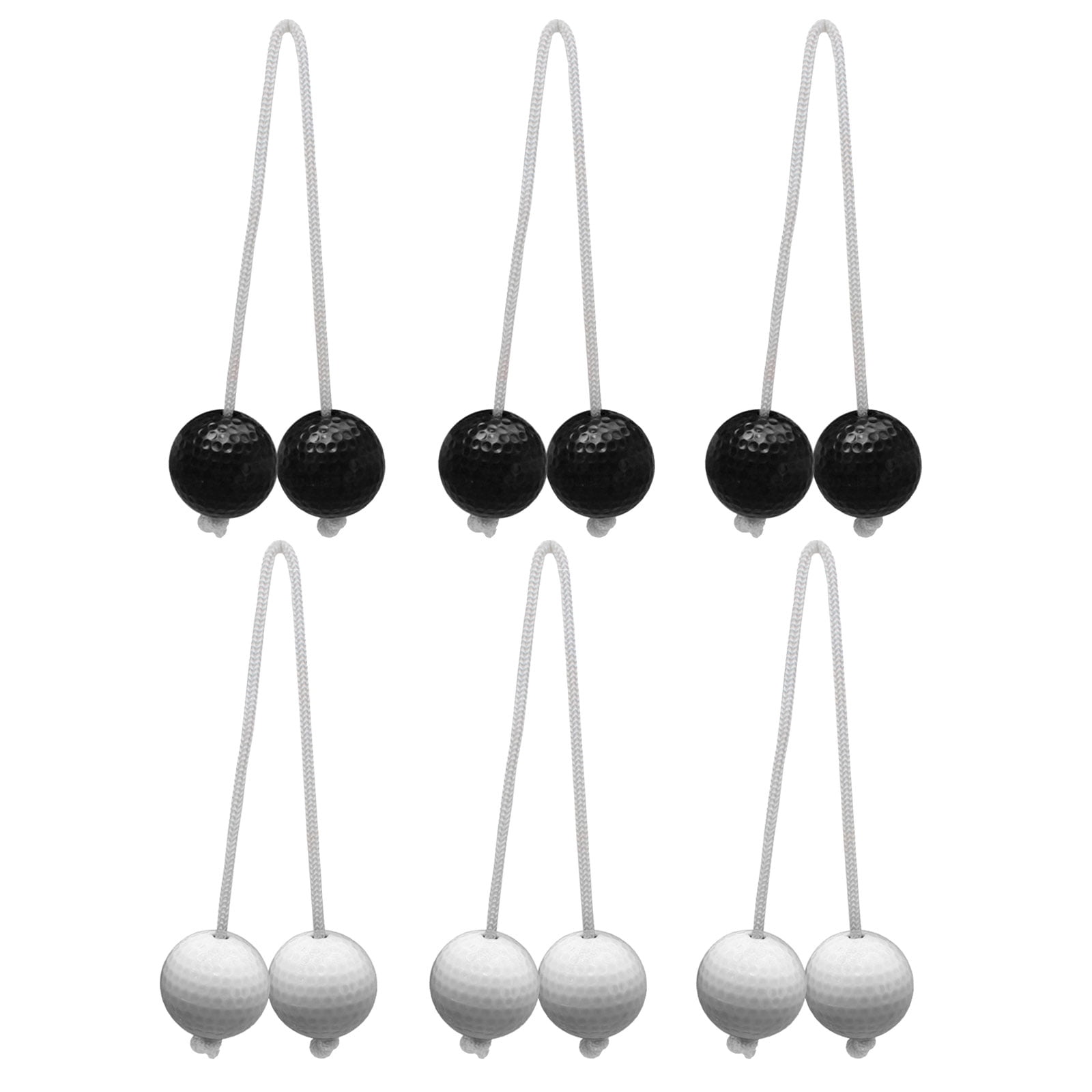 6Pcs Ladders Golfs Replacement Hard Golfs Training Ladders Toss Game for Outdoor Sport Throwing Game