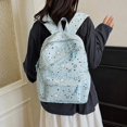 thumbnail image 2 of HJYCHN Backpack for Boys Star Print 3Pc Set Daypack with Drawstring Lunch Tote Pencil Case Back to School Supplies for Kids Bookbag for Girls Light Blue, 2 of 4