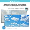 thumbnail image 4 of OCTO LIGHTS Magnetic Fluorescent Light Covers for Ceiling Lights Classroom Light Filters - Improve Focus, Eliminate Headaches & Eye Strain - Cloud 001, 4 of 7