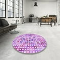 thumbnail image 3 of Ahgly Company Indoor Rectangle Patterned Blossom Pink Area Rugs, 7' x 9', 3 of 6