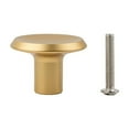 thumbnail image 2 of Era Button Knob 2-Pack Gold, 2 of 7