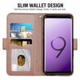 thumbnail image 2 of Case for Samsung Galaxy S9 Plus, Phone Case Leather, Case Flip Case Magnetic Leather Case Protective Cover, 2 of 5