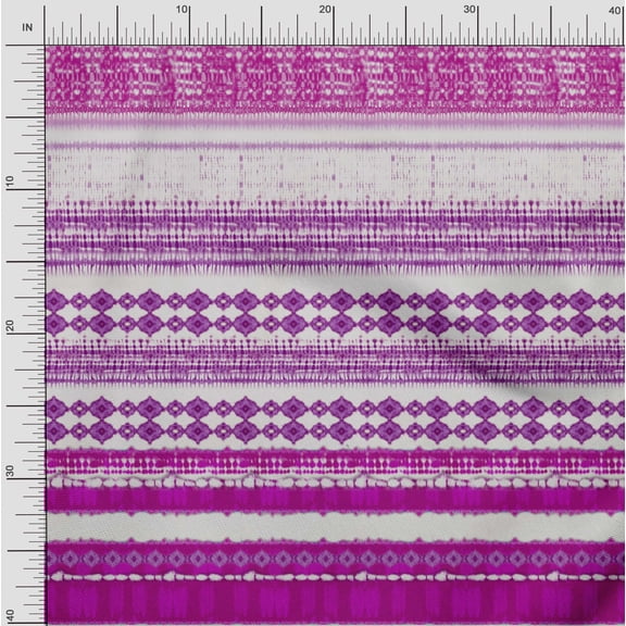 Soimoi Cotton Jersey Fabric Tie & Dye Panel Print Fabric by The Yard 58 Inch Wide