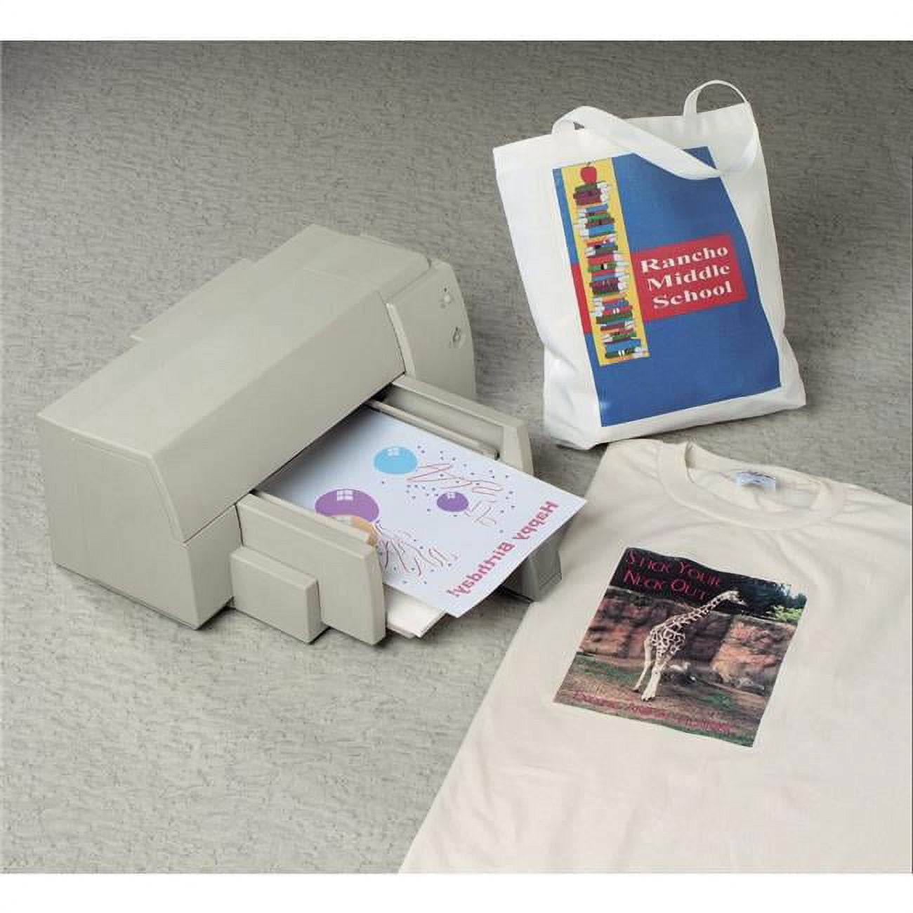 Poly Ink Transfer Avery 078700 Cotton Poly Blend Iron On T-Shirt Transfer - Inkjet ...
