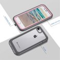 thumbnail image 3 of iPhone SE 2020 Case, iPhone 7 Cases, iPhone 8 Case, [Built-in Screen Protector] Seacosmo Full Body Clear Bumper Case Rugged Shockproof Protective Case Cover for iPhone 7/8/SE, Pink, 3 of 7