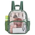 thumbnail image 1 of Mochila transparente Busiuw para eventos en estadios, 30 x 30 x 15 cm, color verde bosque, 1 of 7