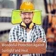 UNCO Hard Hat Sun Shield, Full & Standard Brim Mesh Sunshade High