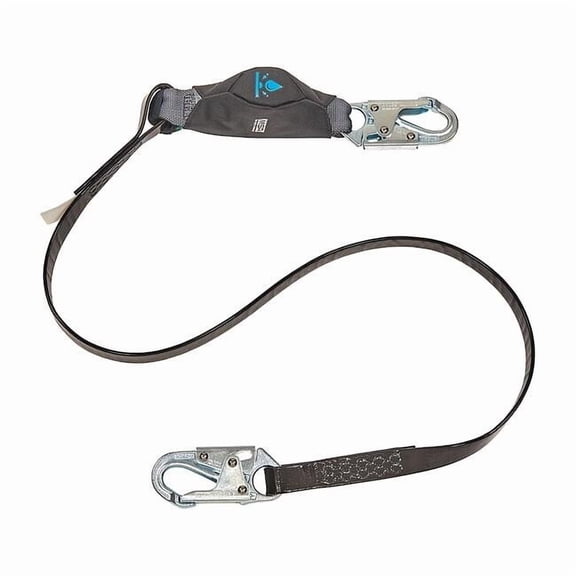 Msa Safety Shock Absorbing Lanyard,Single Leg,6 ft. 10206835