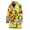 51, variant on Pineapple Women Bathrobe One Size Univeral Fits, Pineapple Aloha Tropical Fruits Hawaiian Fashion Lightweight Plush Fleece Long Robe For Women