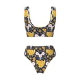 thumbnail image 2 of Honeii Mouse Cheese Print Women’s Bikini Set,Two Piece Swimsuit Bathing Suits,Stylish High Elasticity Swimwear for Beach and Pool, 2 of 7