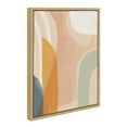 thumbnail image 2 of Kate and Laurel Sylvie Sunrise Over Marrakesh Abstract Framed Canvas Wall Art by Kate Aurelia Holloway, 18x24 Natural, 2 of 7