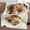 thumbnail image 5 of Photo Blanket Customized Customized Blanket Gifts for Best Friend Sister Family Dad Mom Daughter Son (7 Size), 5 of 6