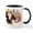 White/Black Inside, variant on CafePress - Donkey Mug - 11 oz Ceramic Mug - Novelty Coffee Tea Cup