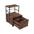 thumbnail image 4 of Incadozo Mobile File Cabinet with Shelf, Black, 4 of 6