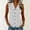 Gray, variant on Womens Red Sleeveless Blouse with Vertical Stripes - Peter Pan Collar Soft Stretchy Top S-XXXL,Size S