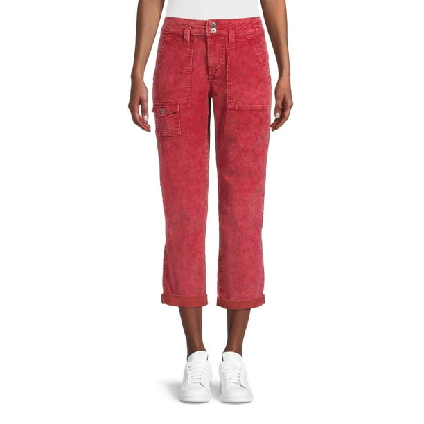 Time and Tru Women's Corduroy Cargo Pants