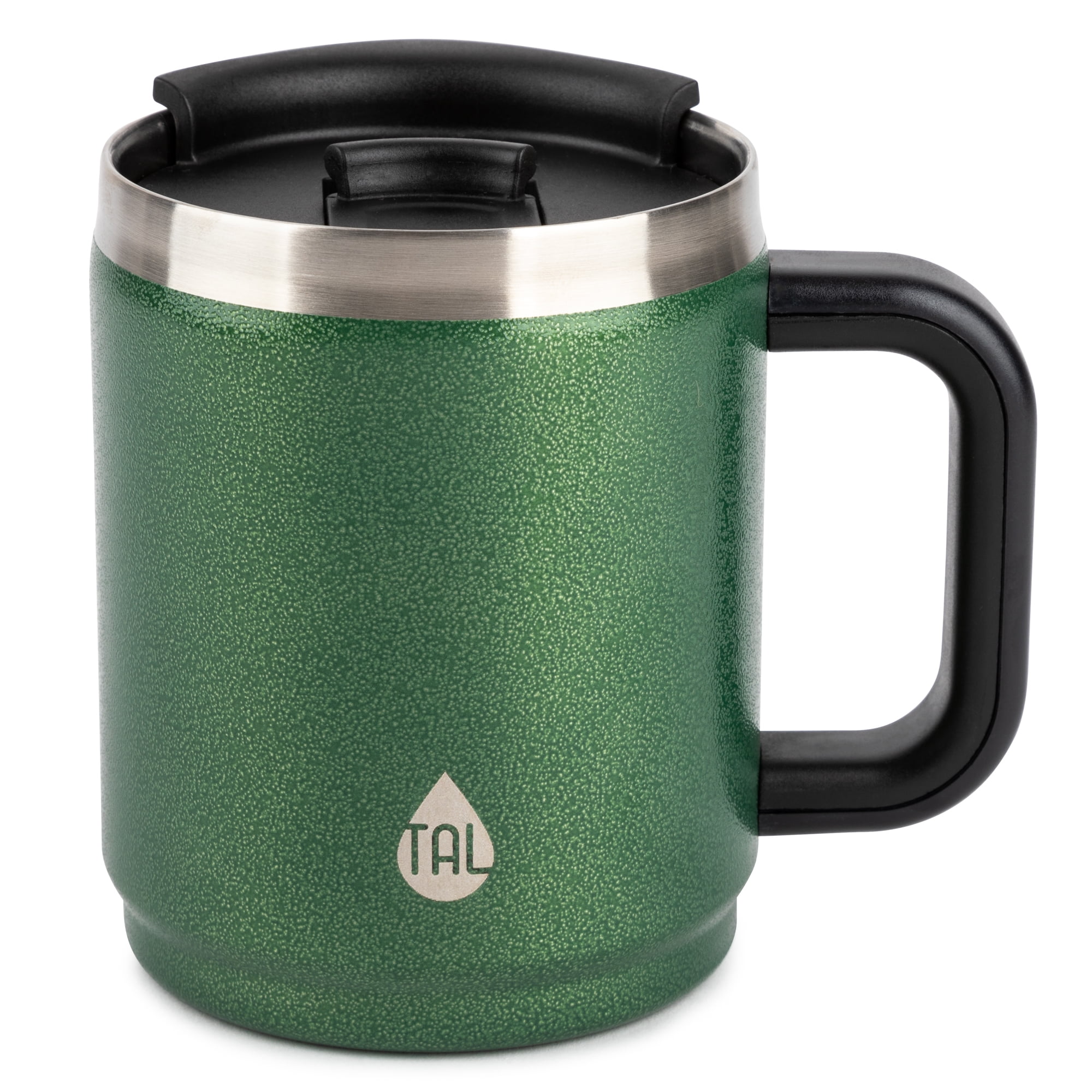 TAL Stainless Steel Boulder Coffee Mug 14oz, Green - Walmart.com
