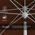 thumbnail image 3 of California Umbrella 9' Patio Umbrella in Terracotta, 3 of 5