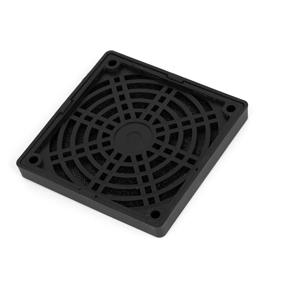 2pcs 85mm Black Plastic Computer PC Cooling Fan Cover Dust Filter