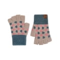 thumbnail image 4 of UngA Toddler Kids Winter Wool Knit Fingerless Gloves Print Cold Weather Thermal Warm Lightweight Soft Mitten for Girls Boys (Khaki,6-9 Years), 4 of 4
