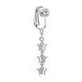 thumbnail image 1 of 1PC Fake Piercing Belly Button Rings Fake Belly Rings Butterfly Clip On Umbilical Navel Piercing Cartilage Earrings Body Jewelry ZR, 1 of 7