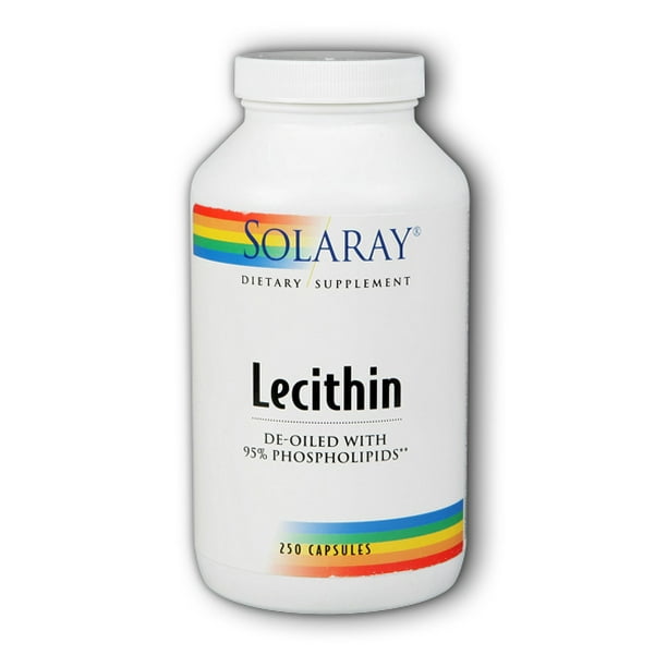 Solaray Lecithin 250 Capsules