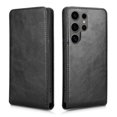thumbnail image 1 of Folio Phone Case for Samsung Galaxy S24 Ultra Magnetic Kickstand Cover with Camera Protection Black, 1 of 7