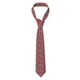 thumbnail image 2 of Xecao Dragons2 Print Tie For Men Necktie Woven Jacquard Neck Ties,Classic Men's Tie, 2 of 7