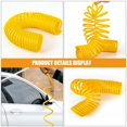 thumbnail image 3 of LNGOOR Yellow EVA Coiled Garden Hose for Home with Automatic Retraction and ft, 3 of 8