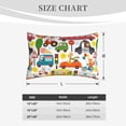 thumbnail image 6 of Bixox Transports with Animals Printed Pillow Protector,Super Soft Ideal for Home,Guests,Rentals - 16"x24", 6 of 8