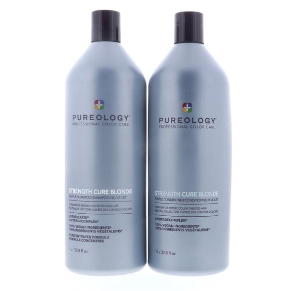 Pureology Strength Cure Best Blonde Purple Shampoo & Conditioner 33.8 oz Duo