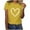 Y_Yellow, variant on loopsun Summer Tops for Womens,Fashion Women Valentine's Day Print Short Sleeve T-shirt Graphic Tops Orange XL