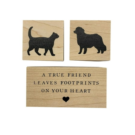 UPC: 0191518409161 | True Friend Wood Stamp Set by Recollections™