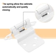 thumbnail image 4 of Uxcell 3/8" Bisagras de Puerta de Gabinete Inset, 60 Pcs Bisagra de Gabinete de Cocina de Cierre Automático con Tope de Puerta, Blanco, 4 of 6