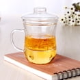 thumbnail image 3 of Sipeihong Cabilock Double Wall Insulated Glass Coffee Mug with Lid and Infuser, 3 of 10