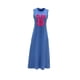 thumbnail image 3 of Vestido largo de verano para mujer, vestido de primavera con cuello redondo para caminar, citas, regalo para mujer S, 3 of 7