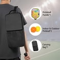 thumbnail image 2 of Pickleball Paddles Set Of 1, Fiberglass Surface, Tropical Leaf Print, 1 Paddle, 2 Balls & Bag, 2 of 5