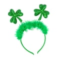 thumbnail image 2 of Diademas de aro para el pelo, diadema de trébol, duende, tocado para hombres y mujeres, diadema ST. Diadema del Día de San Patricio para el Festival Estilo C, 2 of 8