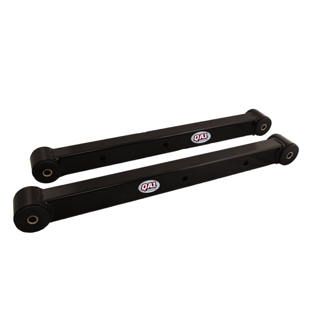 QA1 5205 Control Arm Rectangular; Black; Steel; With Lower Control Arm And Polyurethane Bushings; Set Of 2