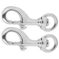 thumbnail image 3 of Swivel Eye Snap Hook, Diving Snap Hook Multi-purpose Convenient With 2 Snap Hooks For Outdoor Activities, 3 of 8