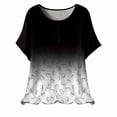 thumbnail image 1 of Camisetas de Manga Corta para Mujeres, Camiseta de Cuello Redondo Impresa de Moda, Primavera Y Verano Casual, 1 of 8