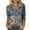 Gray Tops for Women_u, variant on CYMMPU Vintage Floral Printed 3/4 Length Sleeve Basic Tees Crewneck Summer Fall Fashion Tunic Tops Shirts Business Work Blouses 2025 Clothes for Women Green XXL