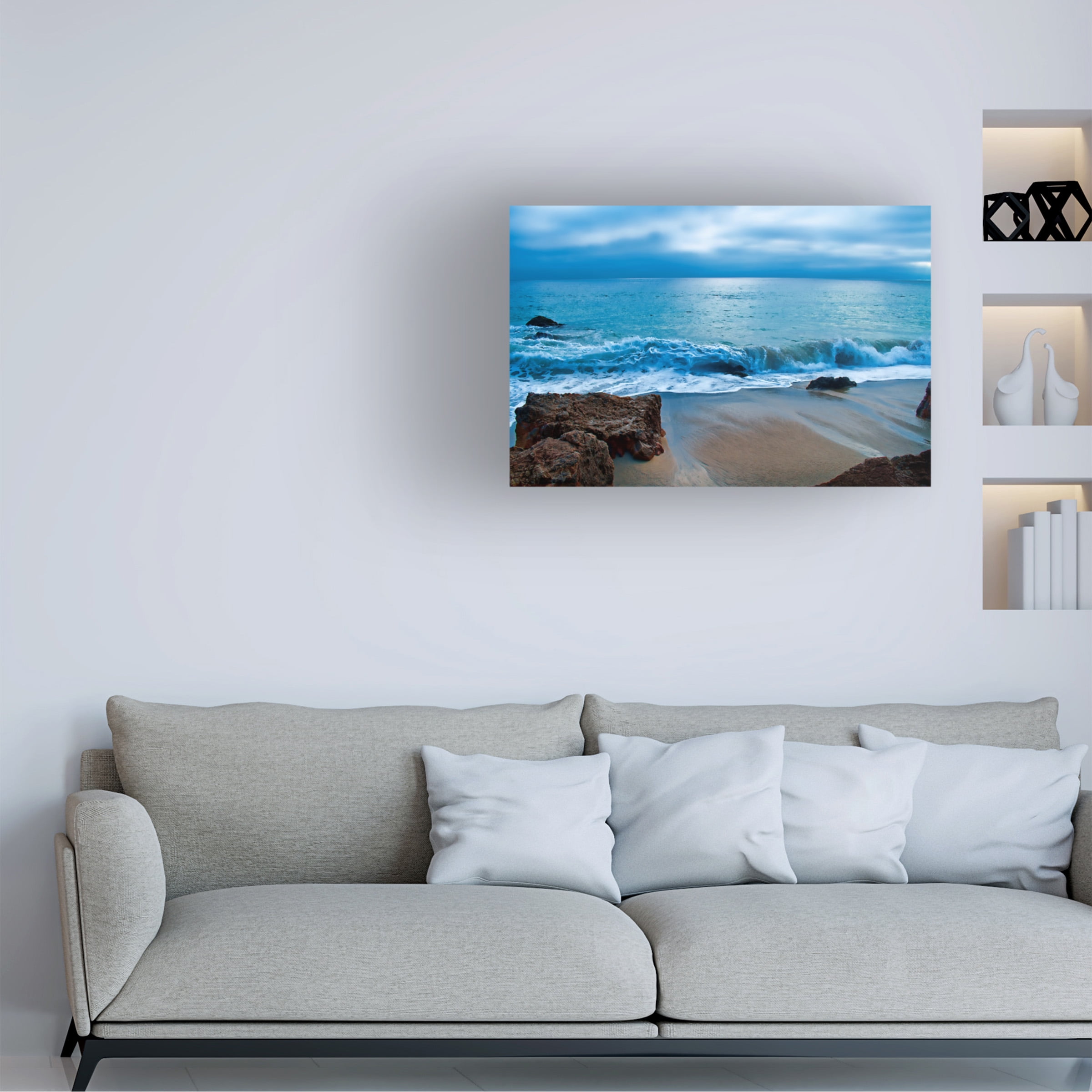 Trademark Fine Art 'Zuma Beach' Canvas Art by Lori Hutchison