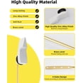thumbnail image 3 of 1 Piece White Toilet Handle Replacement Compatible With American Standard Front Mount Tank Flush Lever Chain, 3 of 8