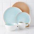 thumbnail image 2 of Stone Lain Josephine 32-Piece Dinnerware Set Porcelain, Mint, 2 of 6
